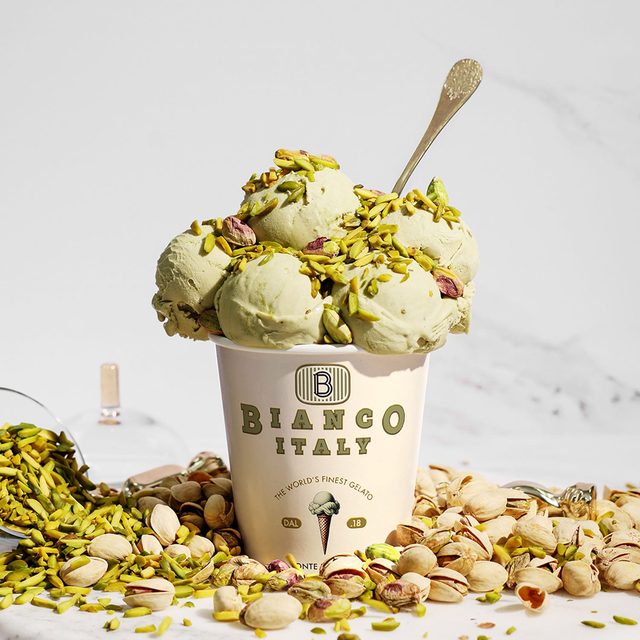 Sicilijos pistacijų gelato